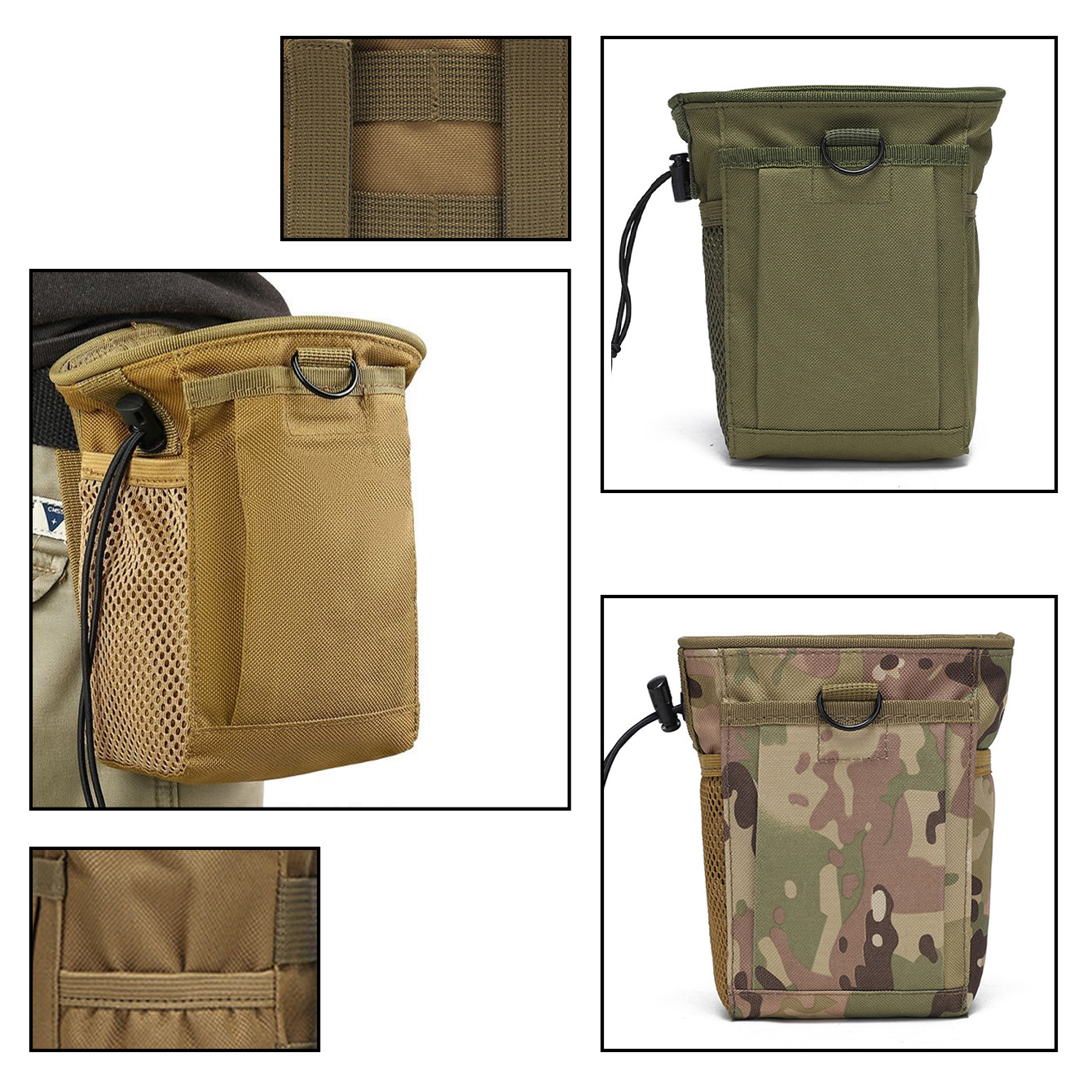 Camouflage Hunting Jacket - 3-5L camouflage MOLLE bag recyclable training