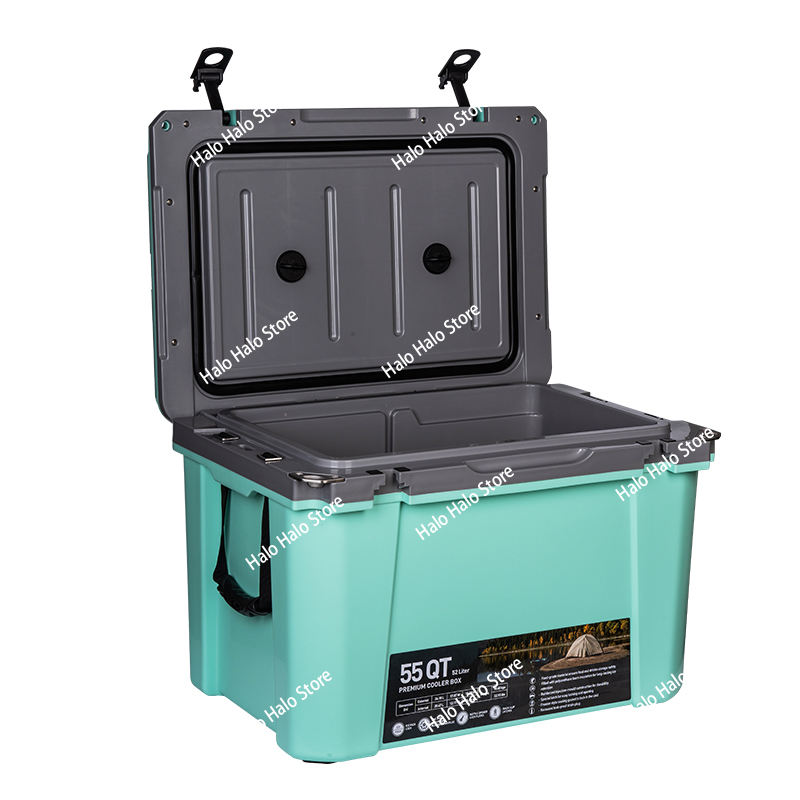 Outdoor Hunting Table - 55QT Hard Cooler Plastic Insulated Camping