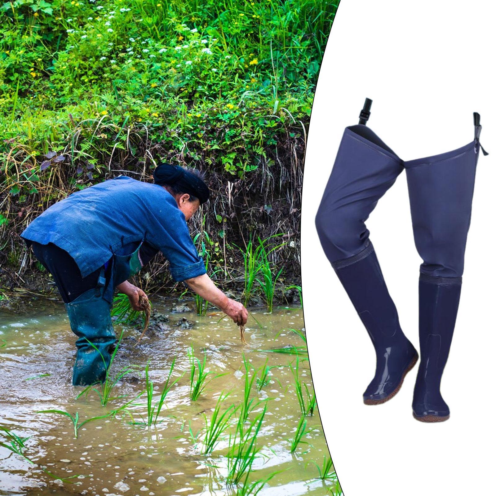Fishing Waders Breathable - Bootfoot Hip Waders Wear Resistant Lightweight