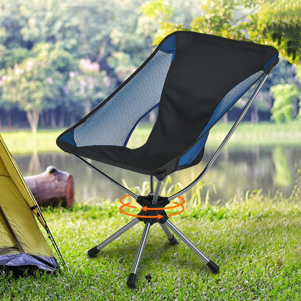 Outdoor Hunting Chair - Folding Camping Chair 360° Rotating Swivel