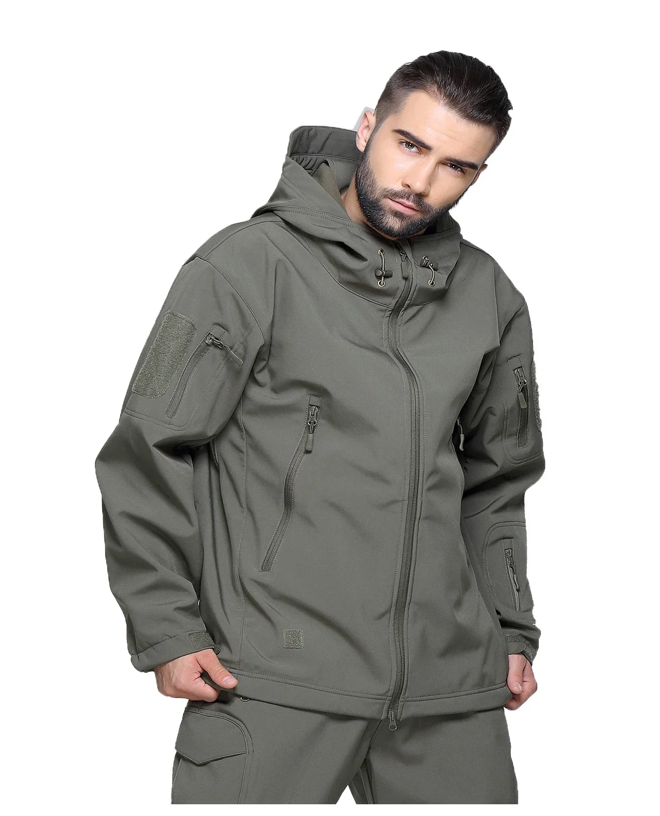 EMR Camouflage Soft Shell Assa - огляд і ціна Camouflage Hunting Jacket