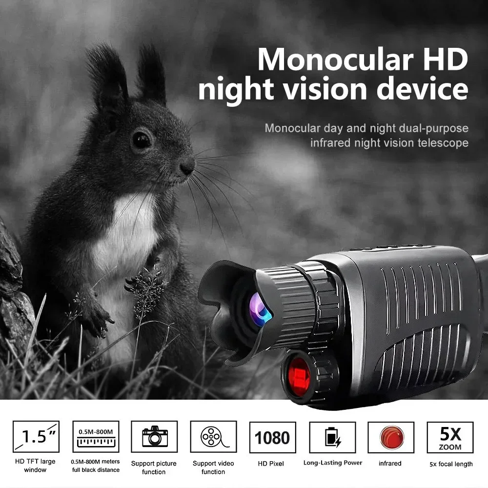 1080P HD Monocular Night Visio - огляд і ціна Outdoor Hunting Range