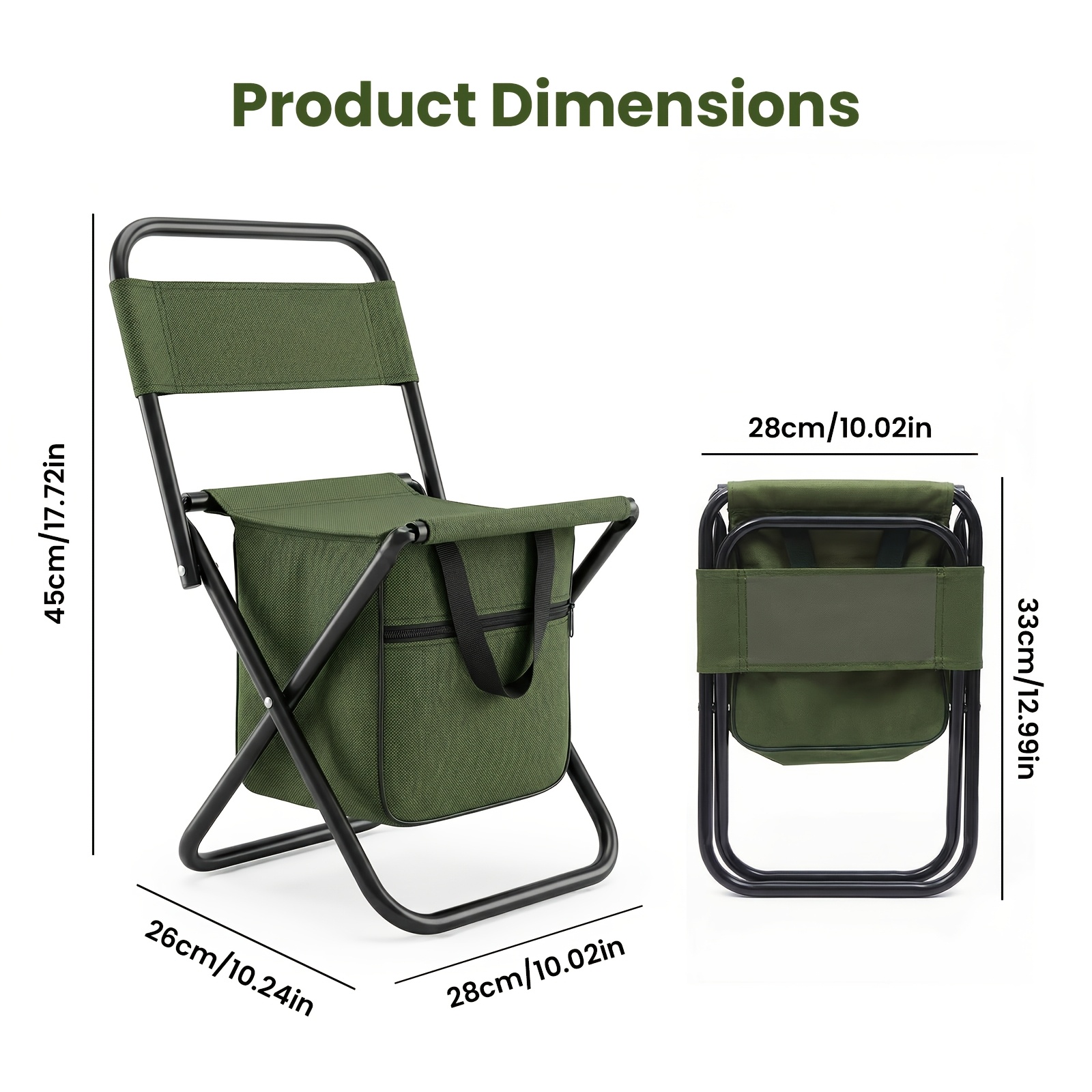 2 in 1 Camping Chair with Larg - огляд і ціна Outdoor Hunting Chair