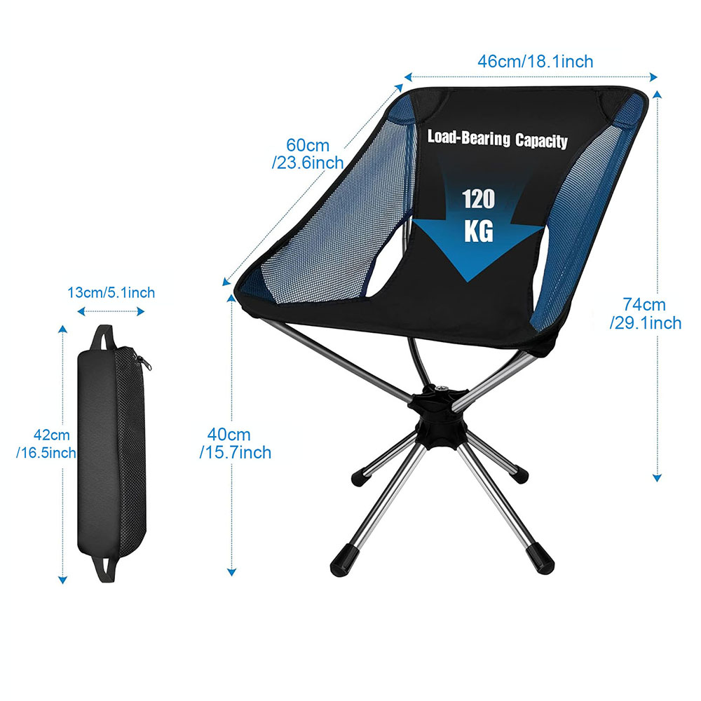 Folding Camping Chair 360° Rot - огляд і ціна Outdoor Hunting Chair