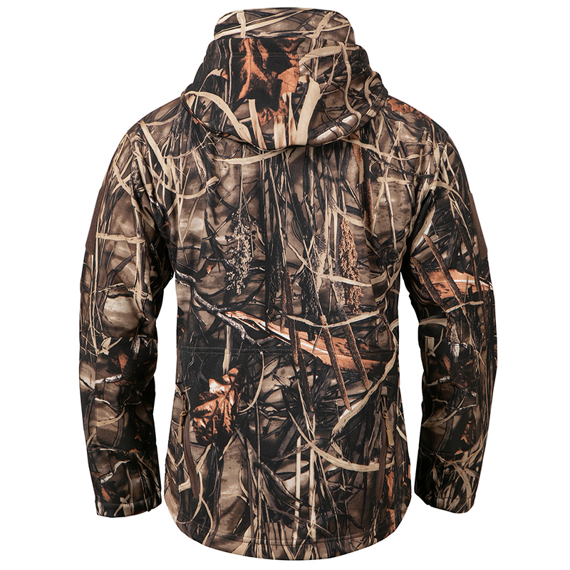 Men's Silent Soft Shell Camouf - огляд і ціна Camouflage Hunting Jacket