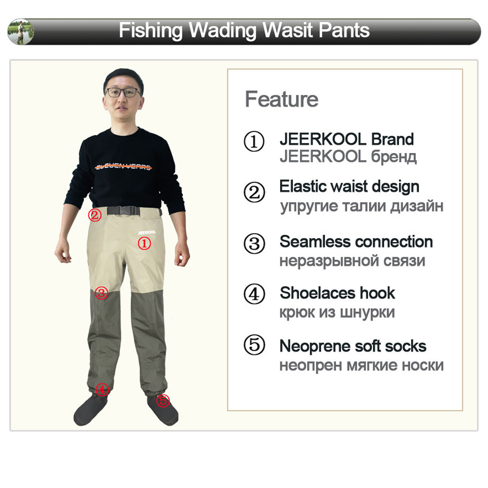 Fly Fishing Waders Fish Wading - огляд і ціна Fishing Waders Breathable