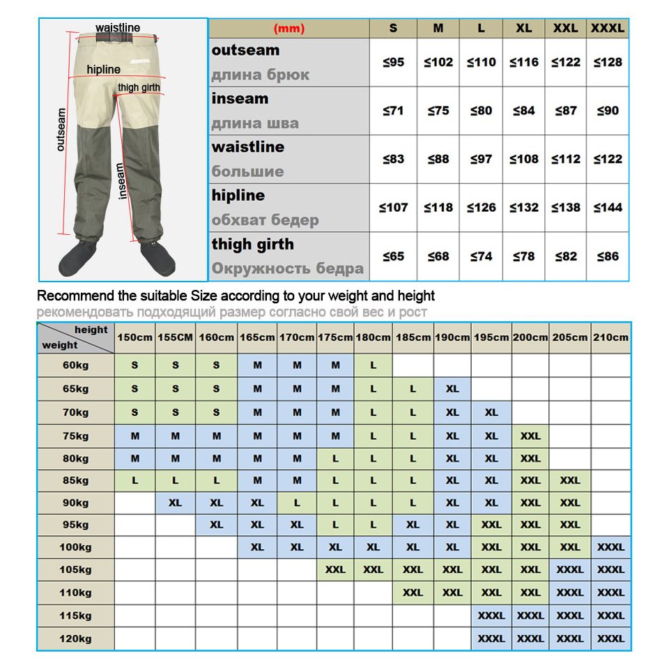 Fly Fishing Waders Fish Wading - огляд і ціна Fishing Waders Breathable