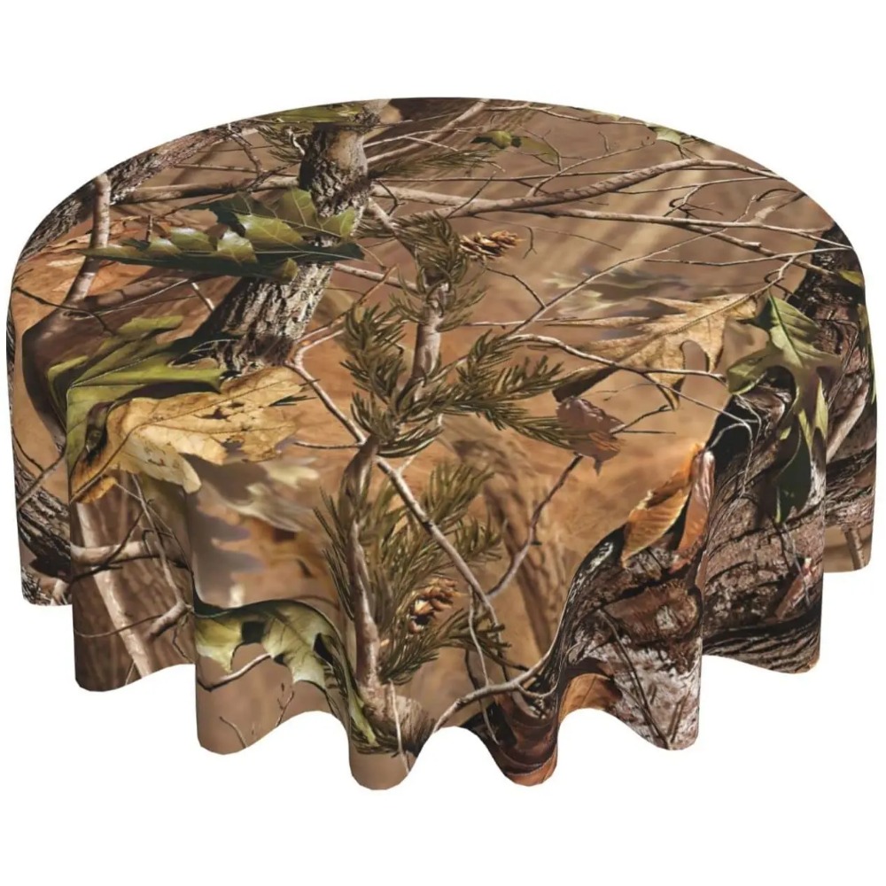Hunting Camo Round Tablecloth  - огляд і ціна Outdoor Hunting Table