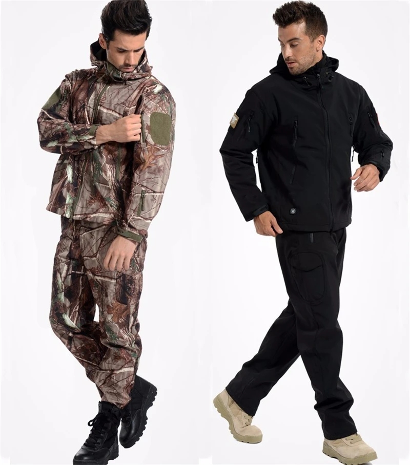 Shark Skin Soft Shell Tactical - огляд і ціна Camouflage Hunting Jacket