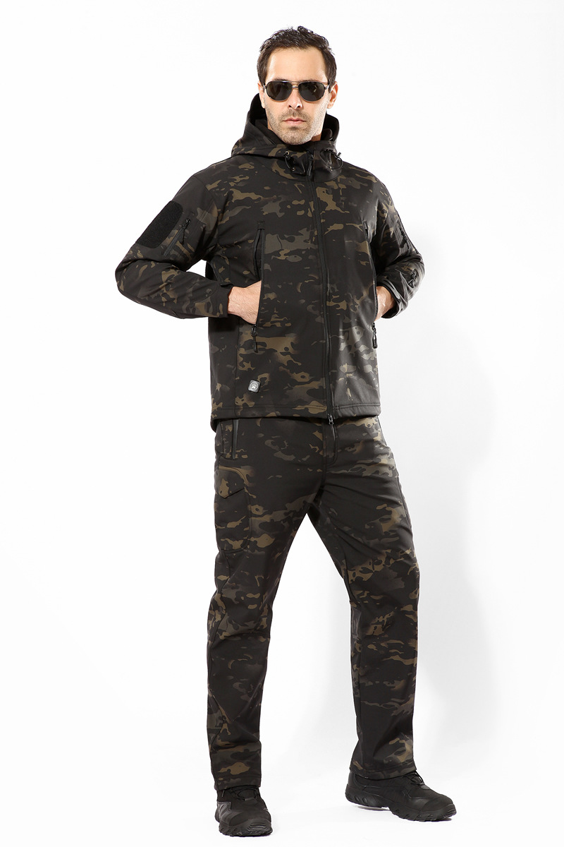 Shark Skin Soft Shell Tactical - огляд і ціна Camouflage Hunting Jacket